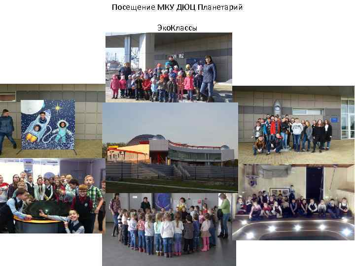 Посещение МКУ ДЮЦ Планетарий Эко. Классы 