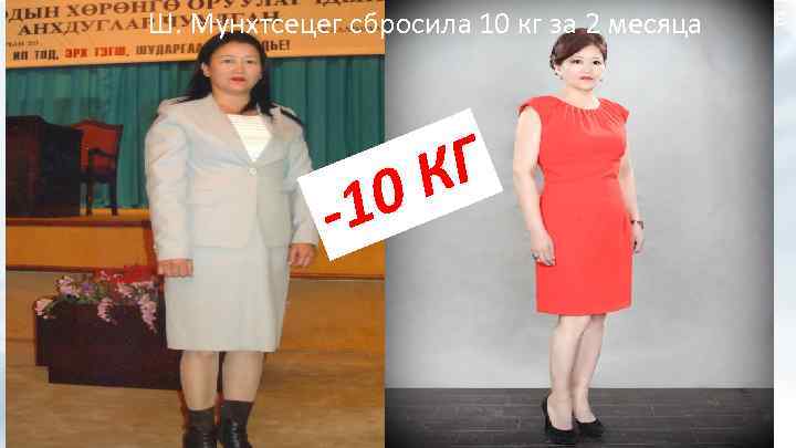 Ш. Мунхтсецег сбросила 10 кг за 2 месяца - КГ 10 