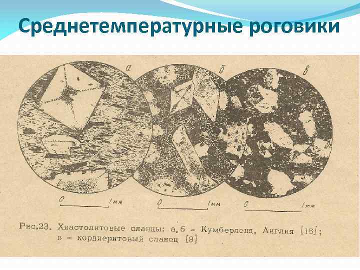 Среднетемпературные роговики 