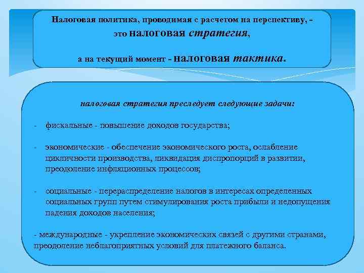 Проводимая политика это. Налоговая политика. Стратегия и тактика налоговой политики государства.. Налоговая стратегия. Налоговая тактика это.