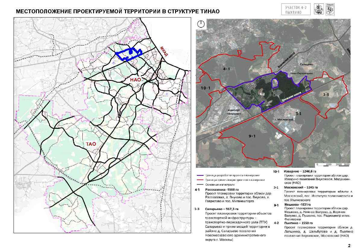 Генплан тинао до 2035 года карта