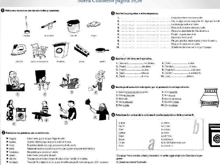 Sueña Cuaderno pagina 35, 36 