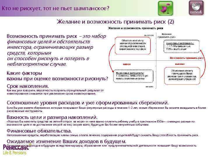 Кто не рискует, тот не пьет шампанское? Желание и возможность принимать риск (2) Возможность