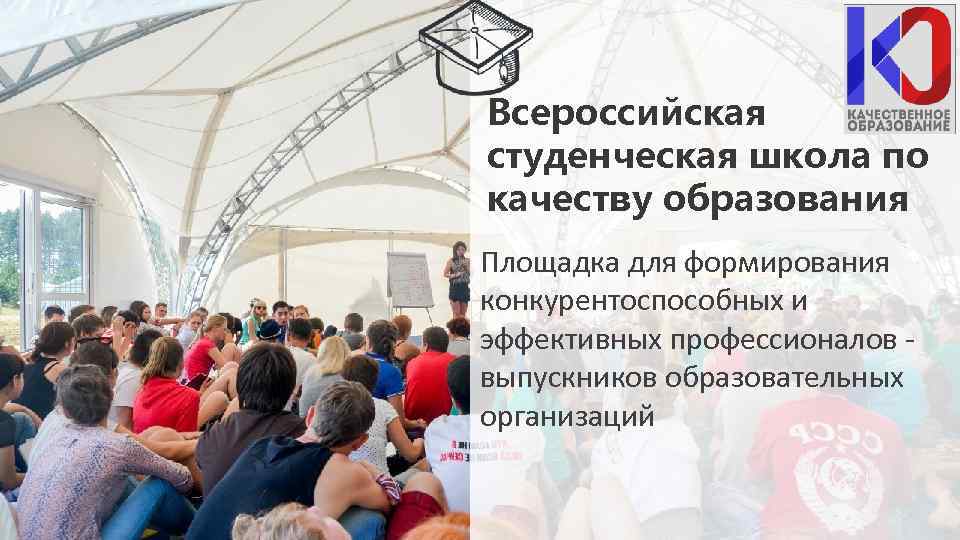 Всероссийская студенческая школа по качеству образования Площадка для формирования конкурентоспособных и эффективных профессионалов -