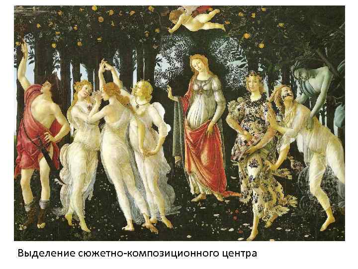 Выделение сюжетно-композиционного центра 