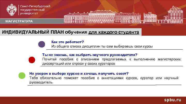 ИНДИВИДУАЛЬНЫЙ ПЛАН обучения для каждого студента Направление Название образовательной программы Срок обучения Как это