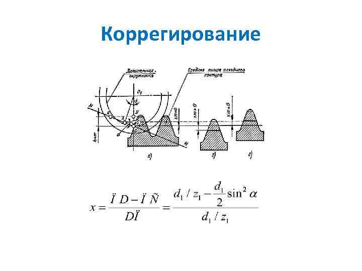 Коррегирование 