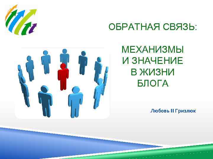 ОБРАТНАЯ СВЯЗЬ: МЕХАНИЗМЫ И ЗНАЧЕНИЕ В ЖИЗНИ БЛОГА Любовь II Гризлюк 