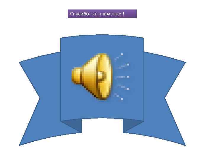 Спасибо за внимание ! 