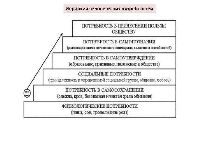 Иерархия человеческих потребностей 