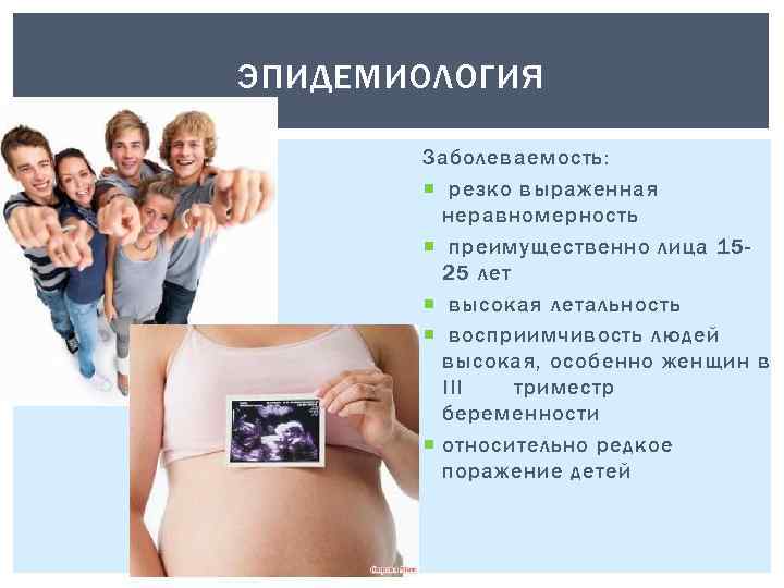 ЭПИДЕМИОЛОГИЯ Заболеваемость: резко выраженная неравномерность преимущественно лица 1525 лет высокая летальность восприимчивость людей высокая,