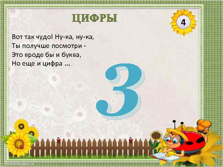 ЦИФРЫ Вот так чудо! Ну-ка, ну-ка, Ты получше посмотри Это вроде бы и буква,