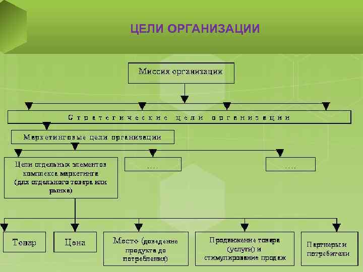 ЦЕЛИ ОРГАНИЗАЦИИ 