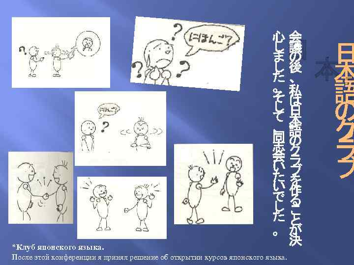 心会 し議 まの し後 た、 。私 そは し日 て本 、語 同の 志ク 会ラ いブ