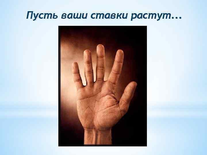 Пусть ваши ставки растут. . . 