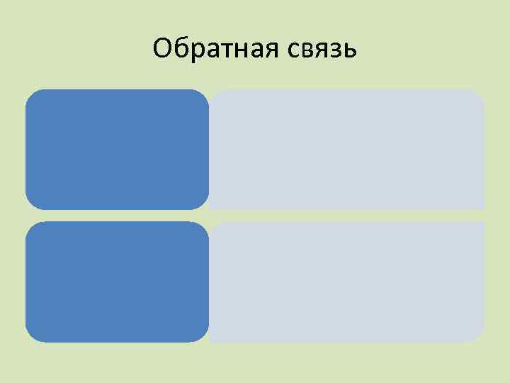 Обратная связь 