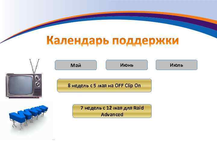 Май Июнь 8 недель с 5 мая на ОFF Clip On 7 недель с