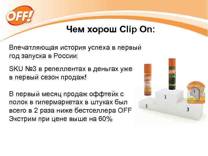 Чем хорош Clip On: Впечатляющая история успеха в первый год запуска в России: SKU