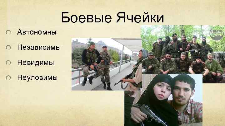 Боевые Ячейки Автономны Независимы Невидимы Неуловимы 