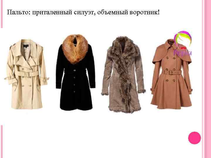 Пальто: приталенный силуэт, объемный воротник! 