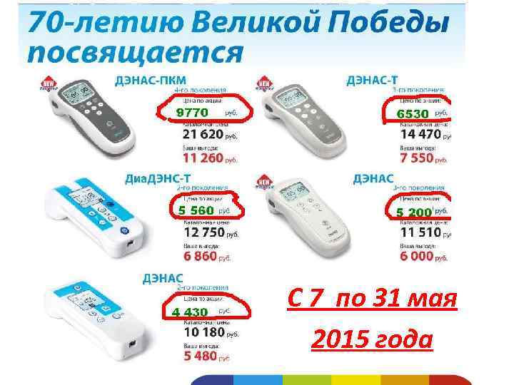 С 7 по 31 мая 2015 года 