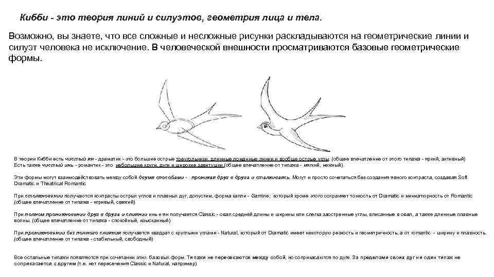 Кибби - это теория линий и силуэтов, геометрия лица и тела. Возможно, вы знаете,