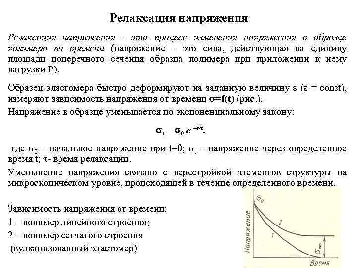 Время релаксации