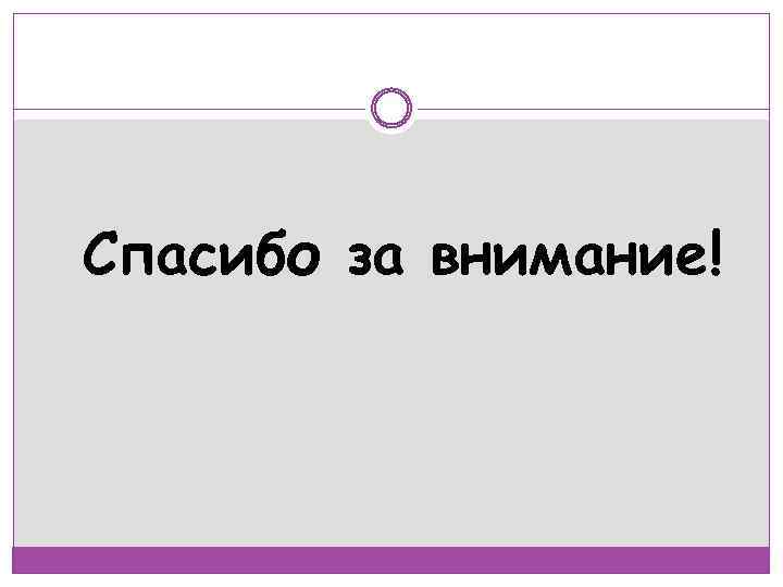 Спасибо за внимание! 