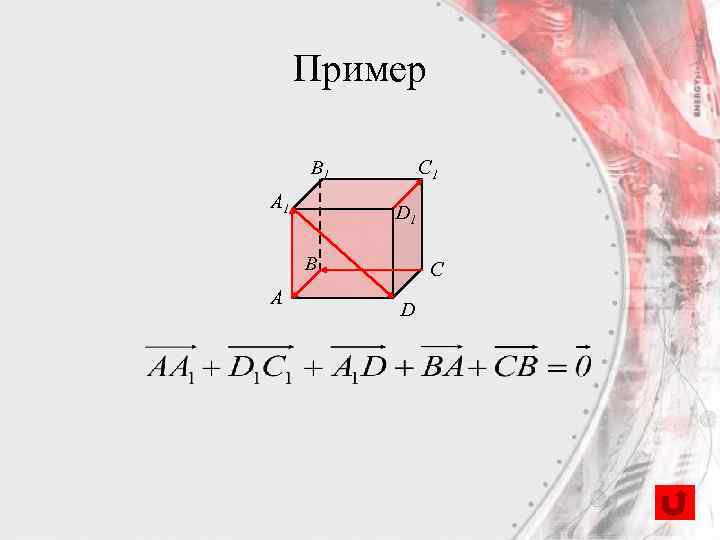 Пример B 1 A 1 C 1 D 1 B A C D 