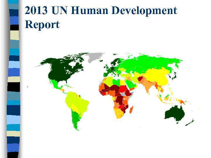 2013 UN Human Development Report 