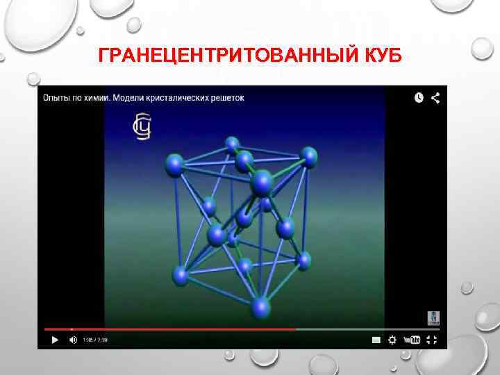 ГРАНЕЦЕНТРИТОВАННЫЙ КУБ 