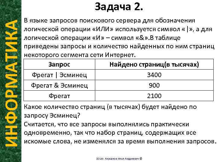 Сколько сайтов будет найдено по запросу принтер сканер монитор если по запросу принтер сканер 450