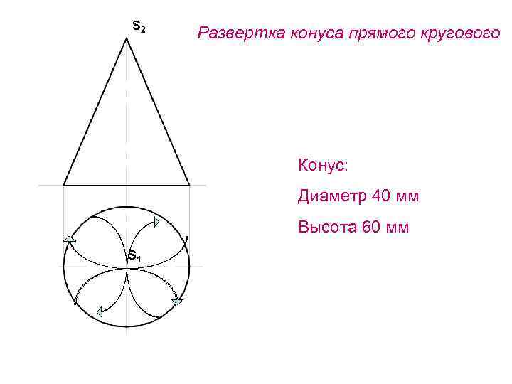 Диаметр конуса. Конус с диаметром 80 и высотой 160 мм. Развертка конуса диаметр основания 40 мм высота 60 мм. Конуса диаметром 30 мм, высотой 40мм. Развертка прямого кругового конуса.