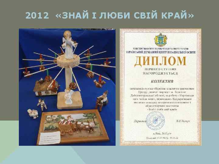 2012 «ЗНАЙ І ЛЮБИ СВІЙ КРАЙ» 