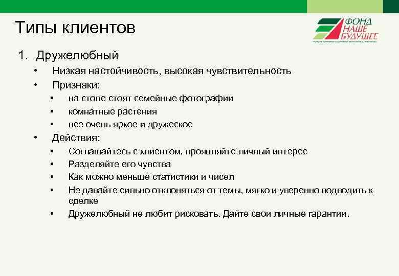 Схема типологии клиентов и способов их визуальной оценки в банках