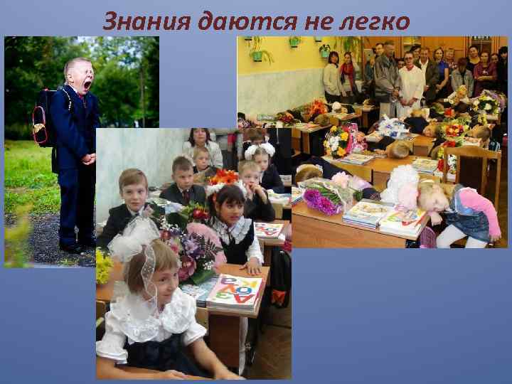 Знания даются не легко 