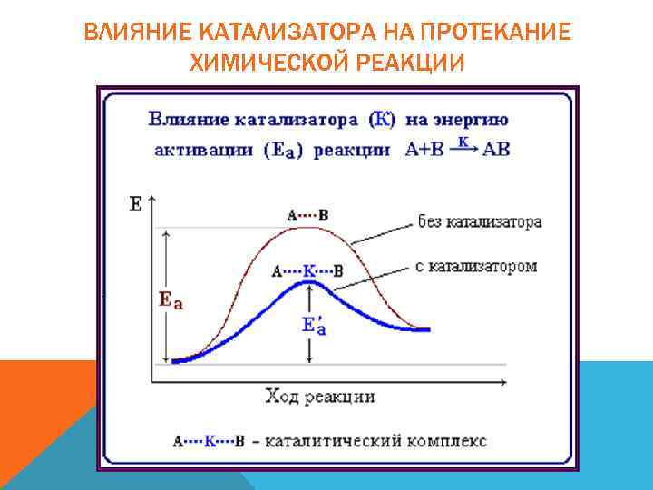 ВЛИЯНИЕ КАТАЛИЗАТОРА НА ПРОТЕКАНИЕ ХИМИЧЕСКОЙ РЕАКЦИИ 