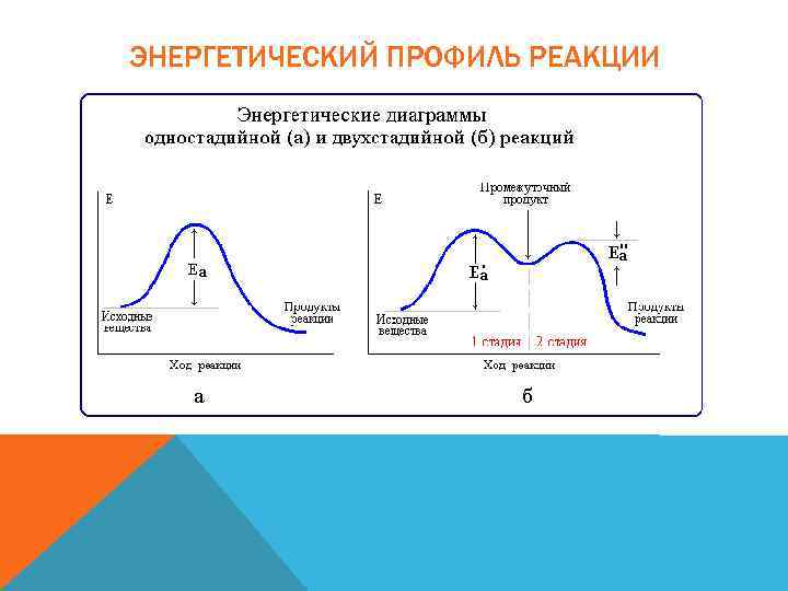 ЭНЕРГЕТИЧЕСКИЙ ПРОФИЛЬ РЕАКЦИИ 