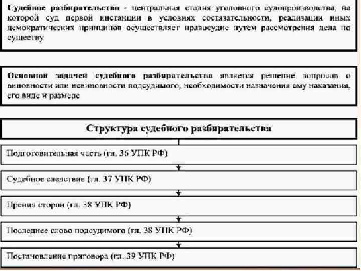 Реферат: Порядок судебного разбирательства в уголовном процессе