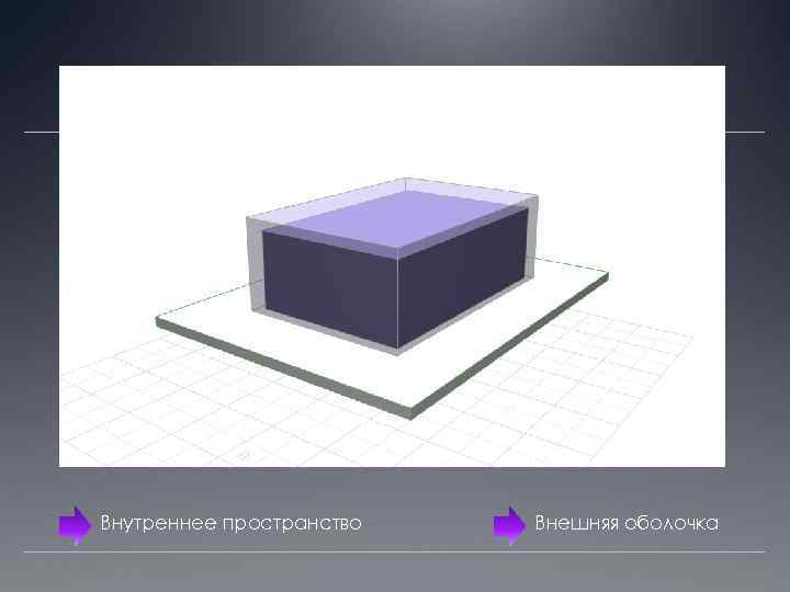 Внутреннее пространство Внешняя оболочка 