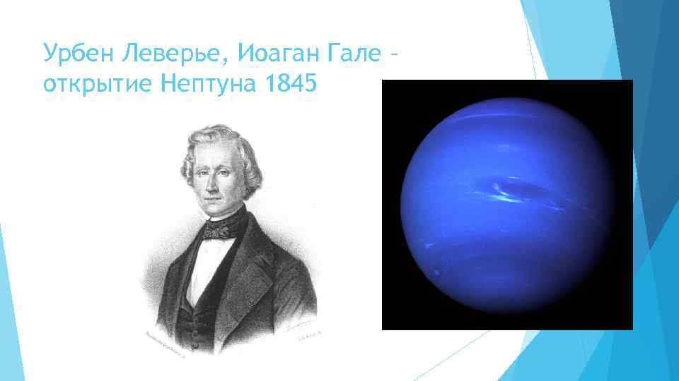 Открытие планеты нептун. Урбен Леверье открытие Нептуна. Урбен Леверье математик открывший Нептун. Иоганн Галле Нептун. Иоганн Галле открыл Нептун.