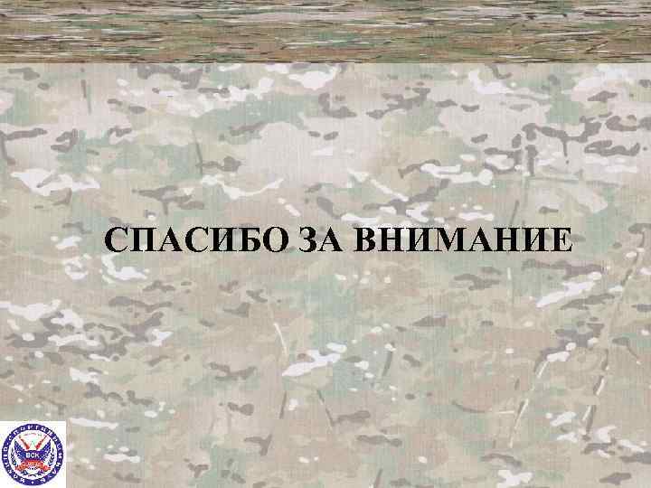 СПАСИБО ЗА ВНИМАНИЕ 