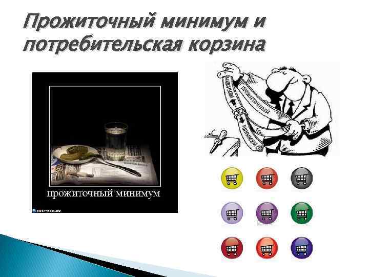Прожиточный минимум и потребительская корзина 