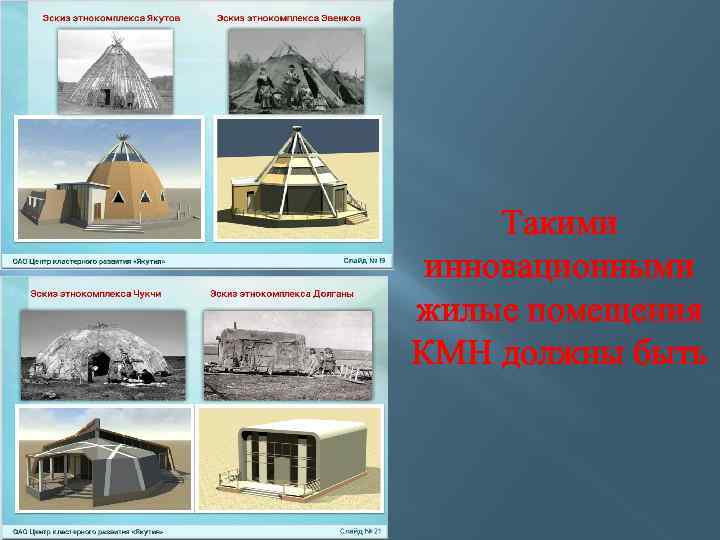 Такими инновационными жилые помещения КМН должны быть 