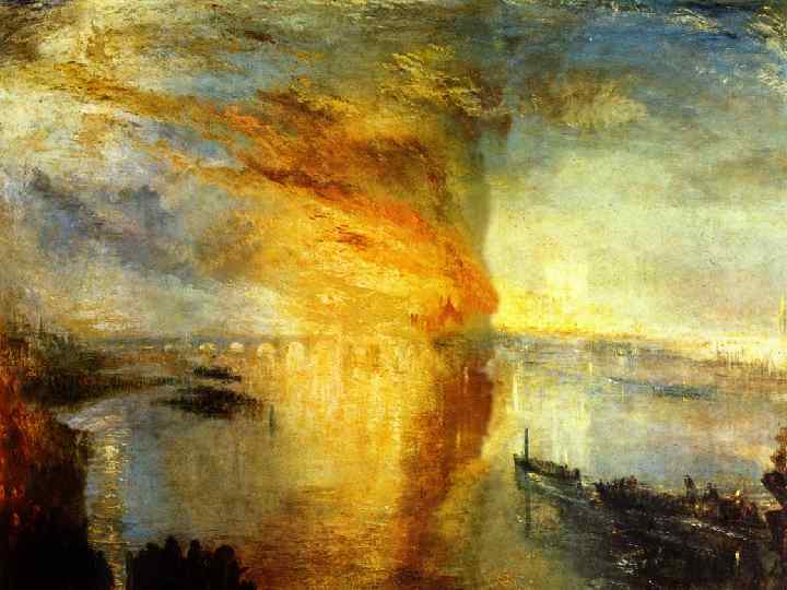  Suitable vehicles for Turner's imagination were found in shipwrecks, fires (such as the