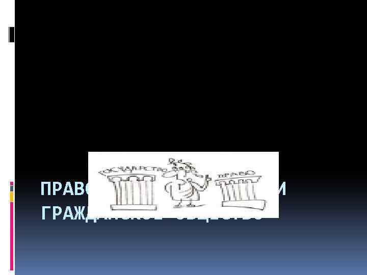ПРАВОВОЕ ГОСУДАРСТВО И ГРАЖДАНСКОЕ ОБЩЕСТВО 