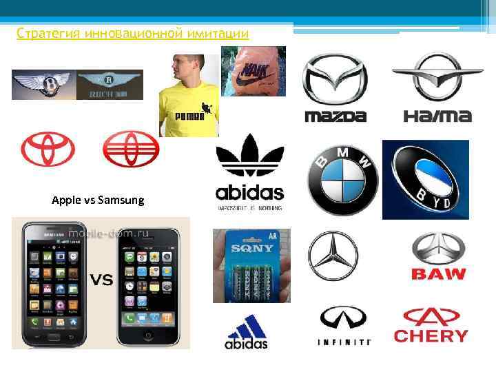 Стратегия инновационной имитации Apple vs Samsung 