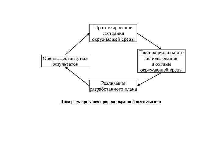 Цикл регулирования природоохранной деятельности 