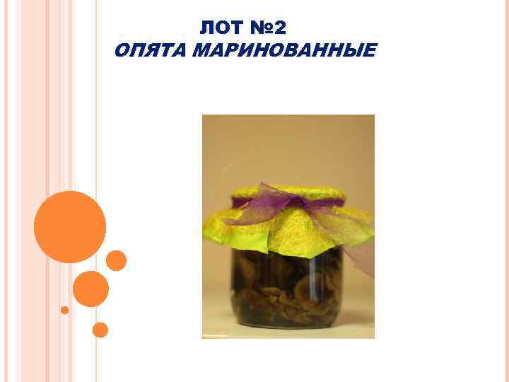 ЛОТ № 2 ОПЯТА МАРИНОВАННЫЕ 