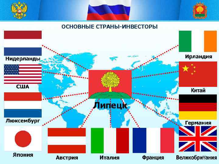 ОСНОВНЫЕ СТРАНЫ-ИНВЕСТОРЫ 13 